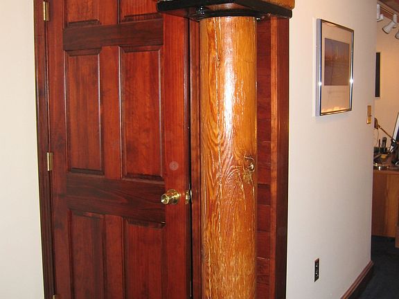 Sample of the exposed woodwork