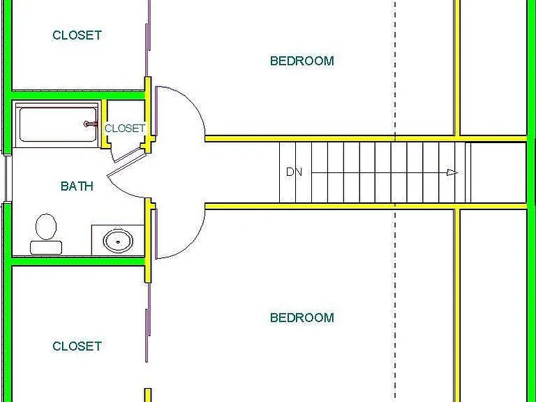 Layout of Second Floor