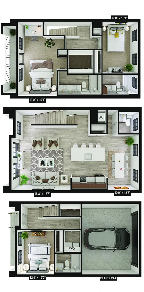 Floor plan TH2
