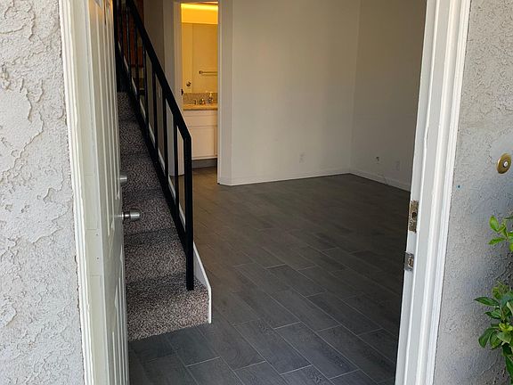 Front Door and Living Room
