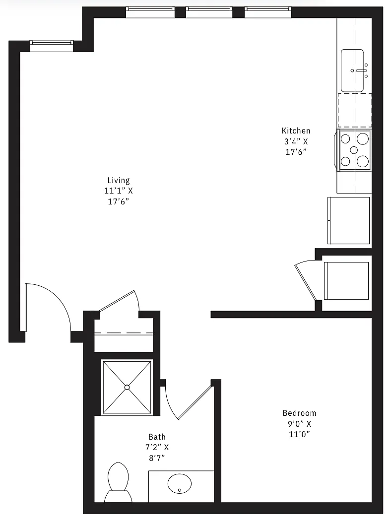 Floor plan 0X1