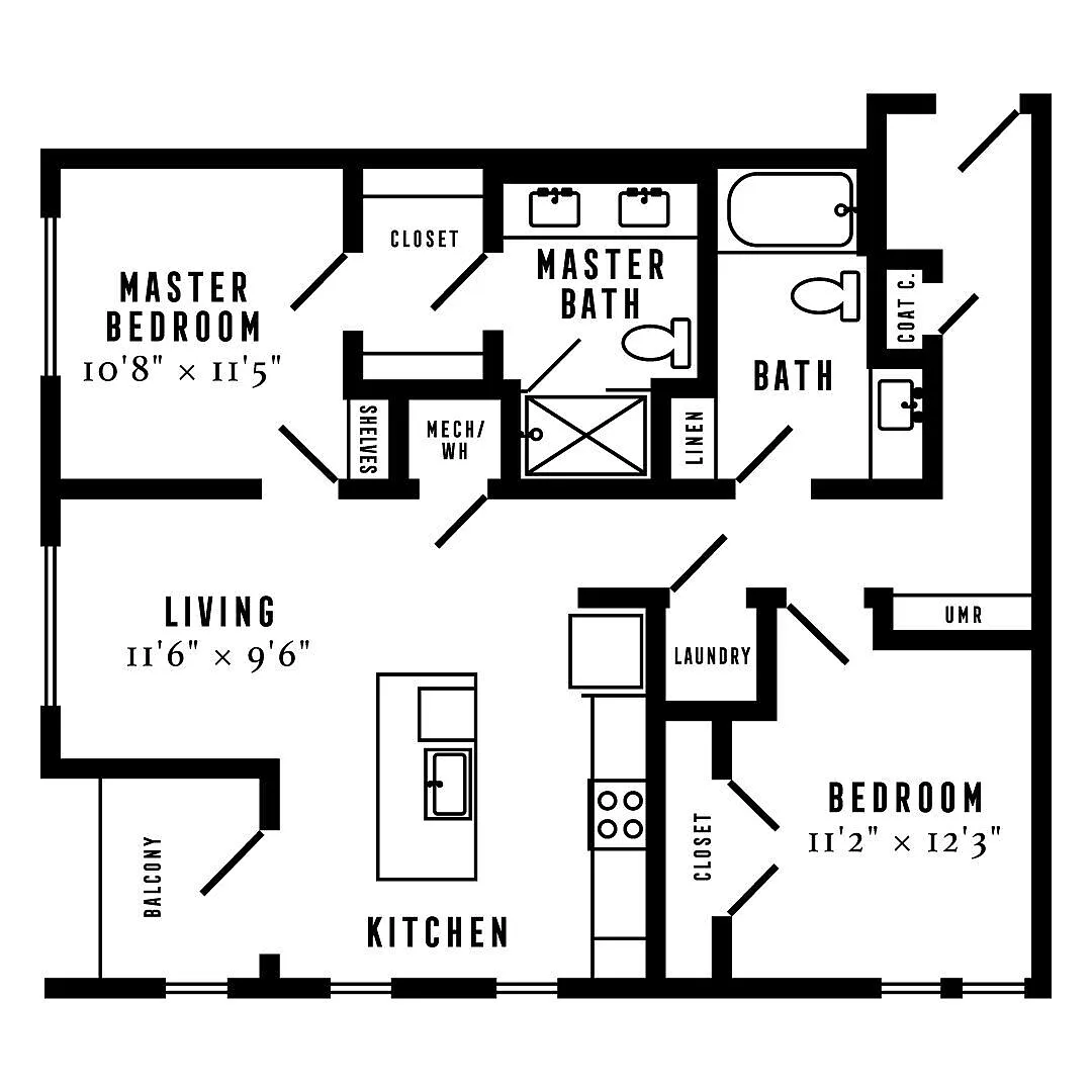 Floor plan B2