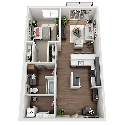 Floor plan A1W