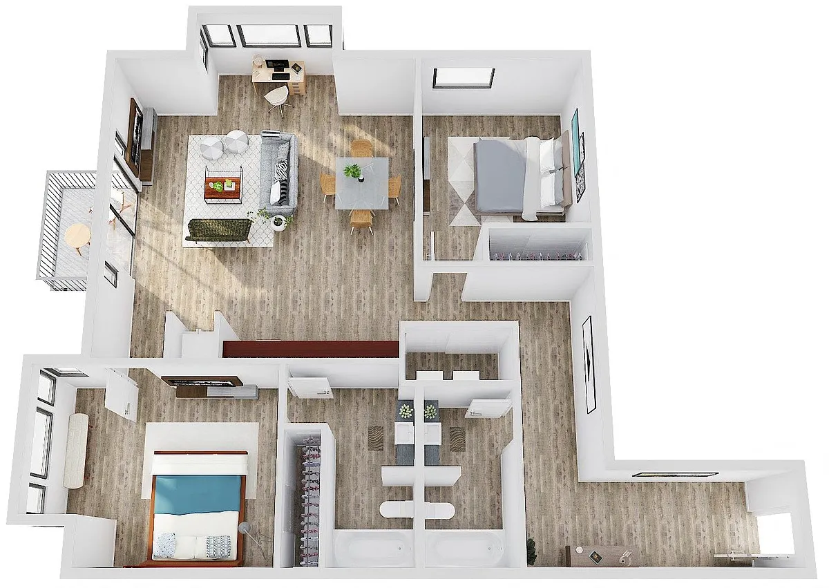 Floor plan B2