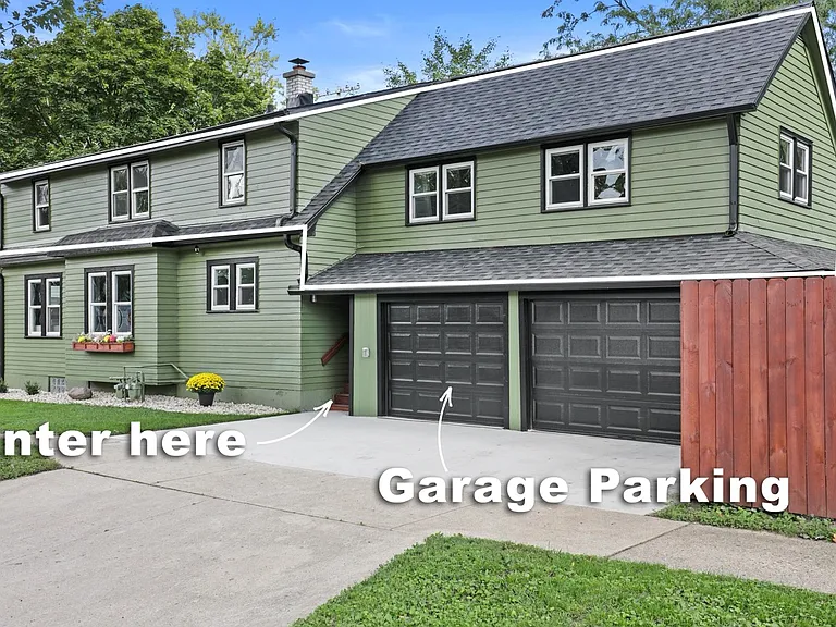 This home is a two flat duplex, and you're renting the upper unit. You'll have remote and code access to the garage, as well as your unit.