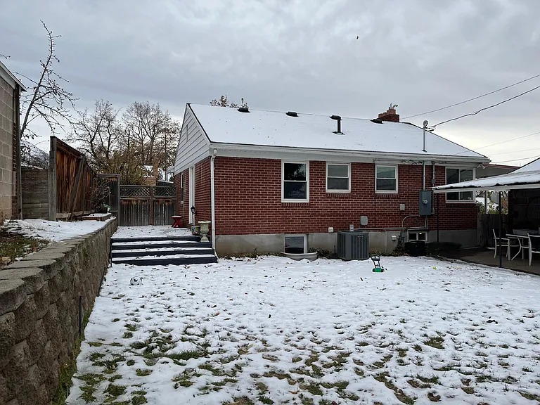 Backyard (north to south view)