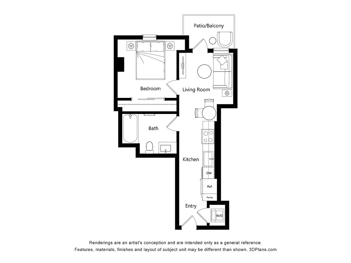 Floor plan A-2M