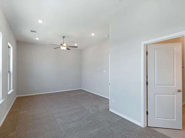 This floor is now a hardwood birch floor to match the middle floor.