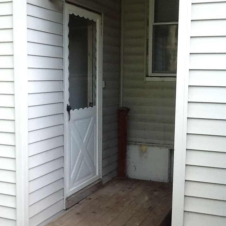 Back entrance to apartment