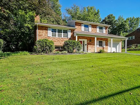 Front view - corner lot