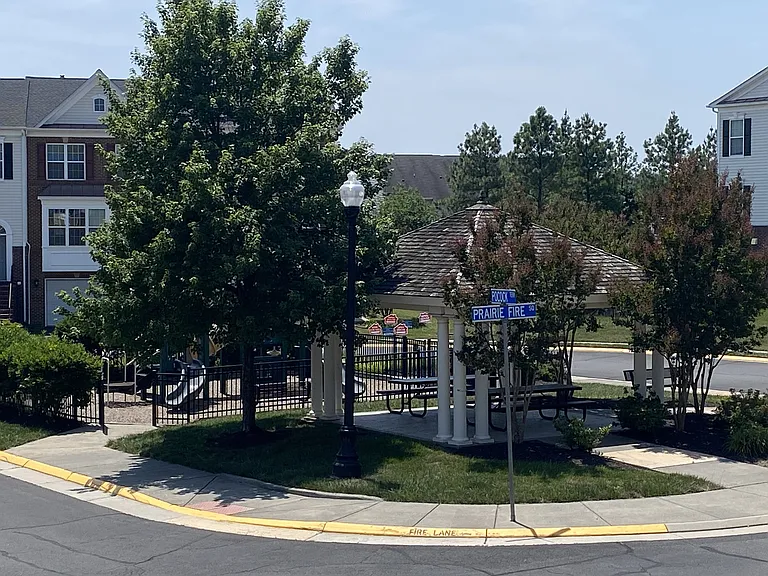 Playground outside front door