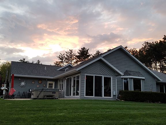 Back of house with Sun Room