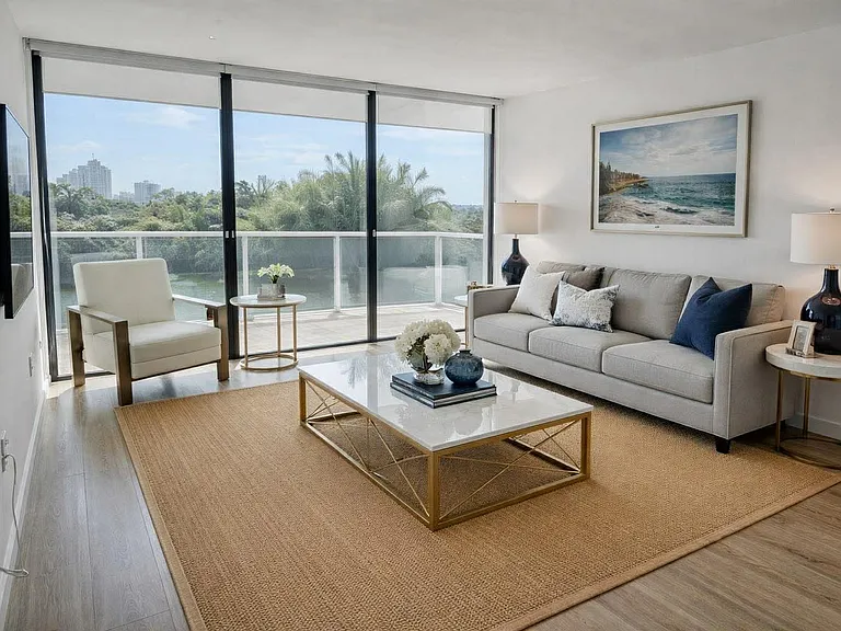 Furnished Living Room