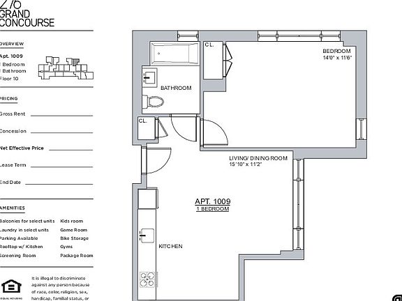 2nd image of 276 Grand Concourse APT 1009