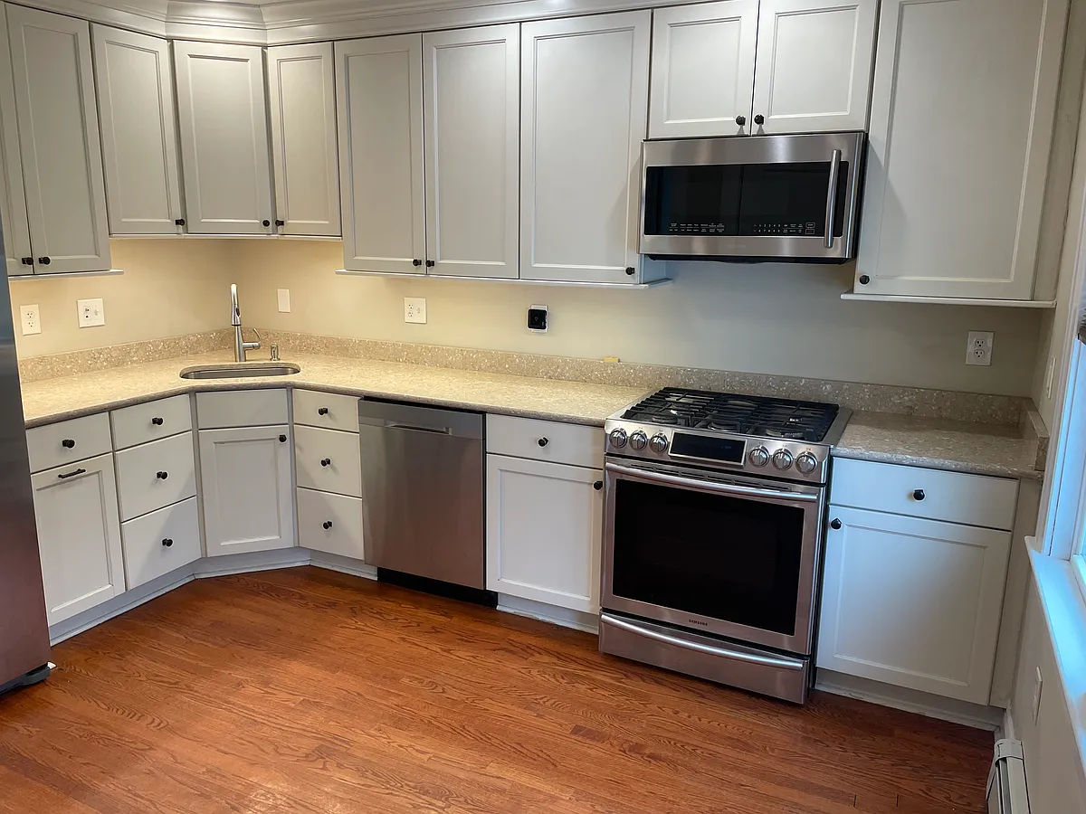 Stainless steel appliances including dishwasher. - 70 Theodore Fremd Ave
