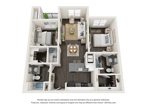 Floor plan B1