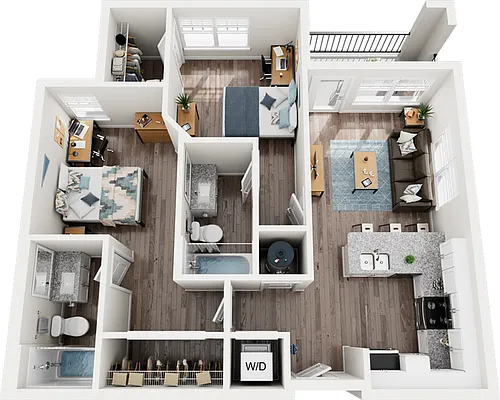 Floor plan B1