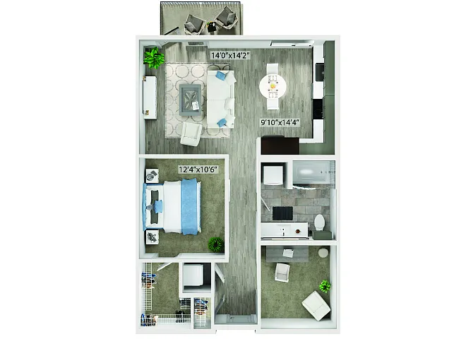 Floor plan A8D