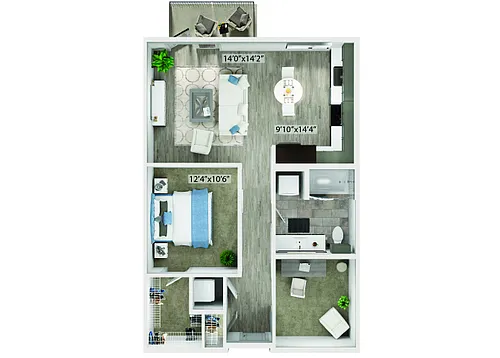 Floor plan A8D