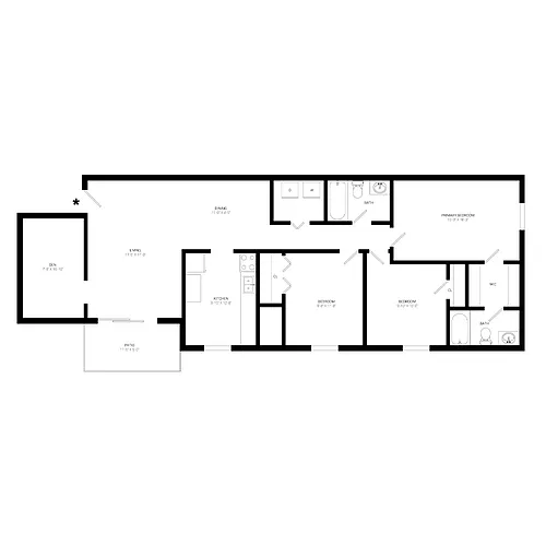 Floor plan The Oak