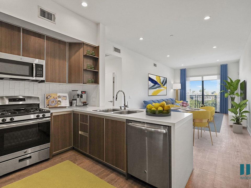 Open-Concept Kitchen, Dining, and Living Room