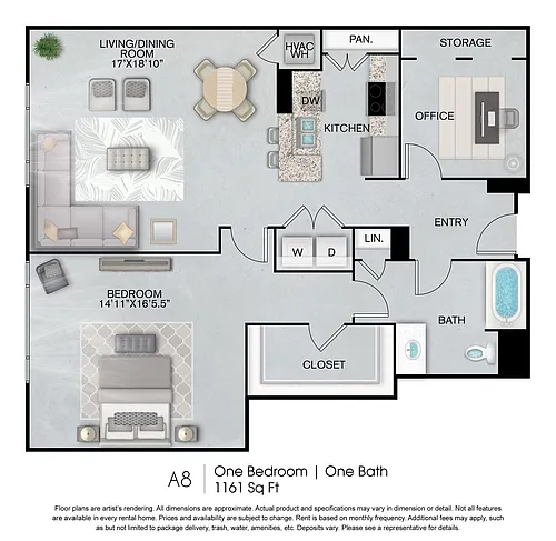 Floor plan A8