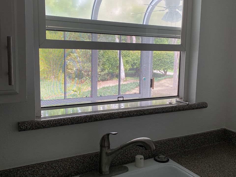 Kitchen with view to sunroom