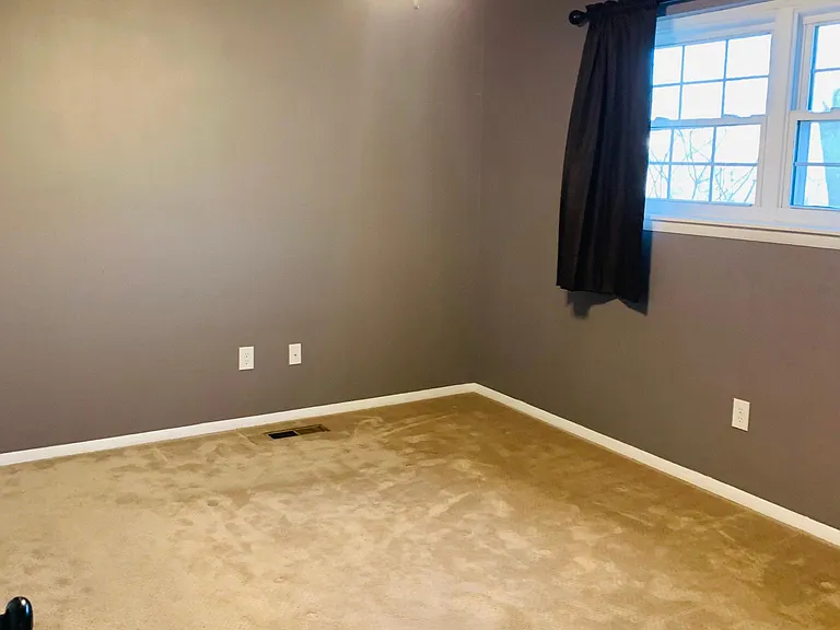 Master bedroom with walk-in closet and 1/2 bath attached