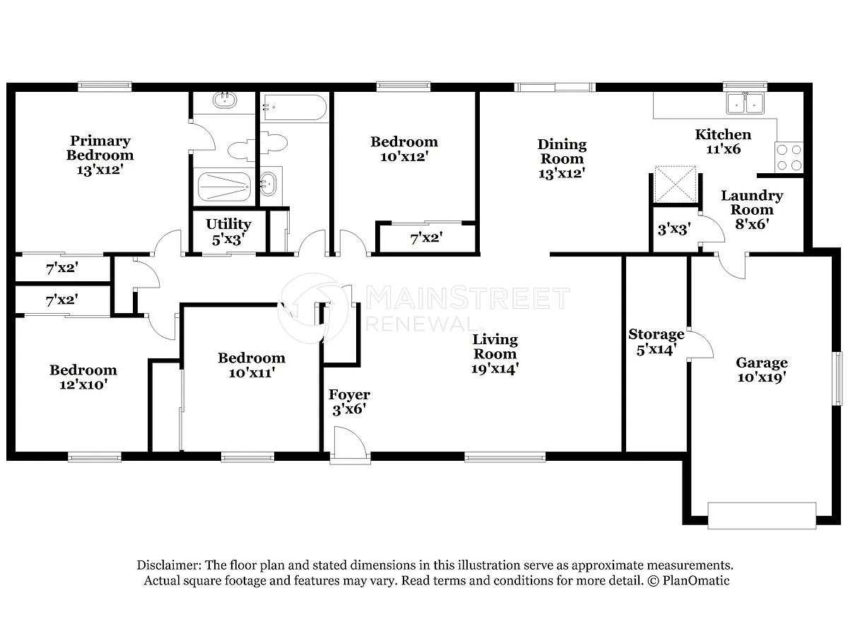 Floor Plan - 7520 E Stella Rd
