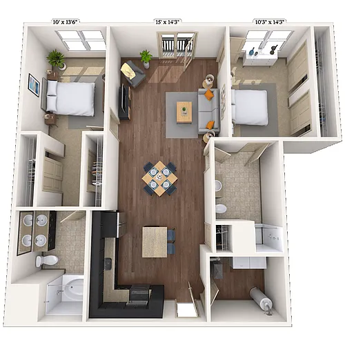 Floor plan The Bronx
