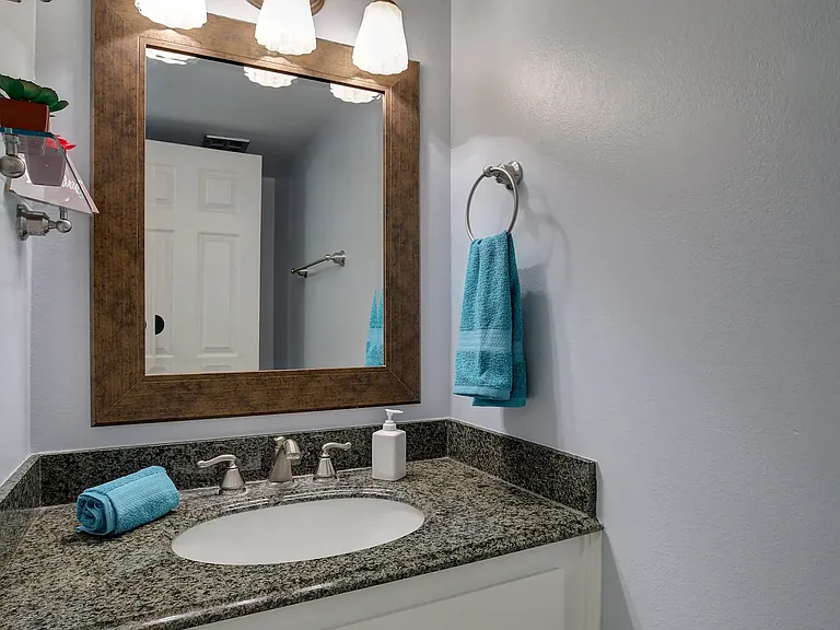 Half bathroom (first floor) next to laundry.