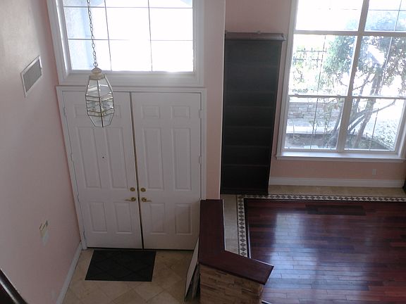 Entry and Living Room View from upstairs