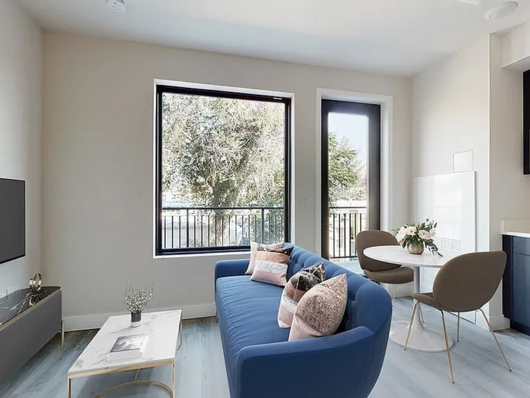 Bright and Spacious Living Room with Patio Access
