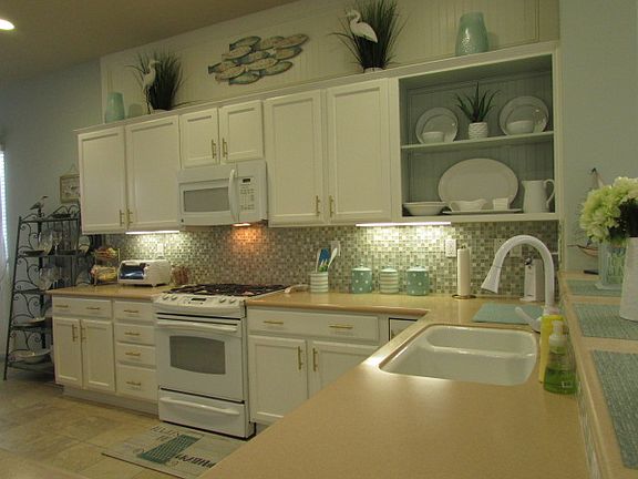 Refinished kitchen cabinets