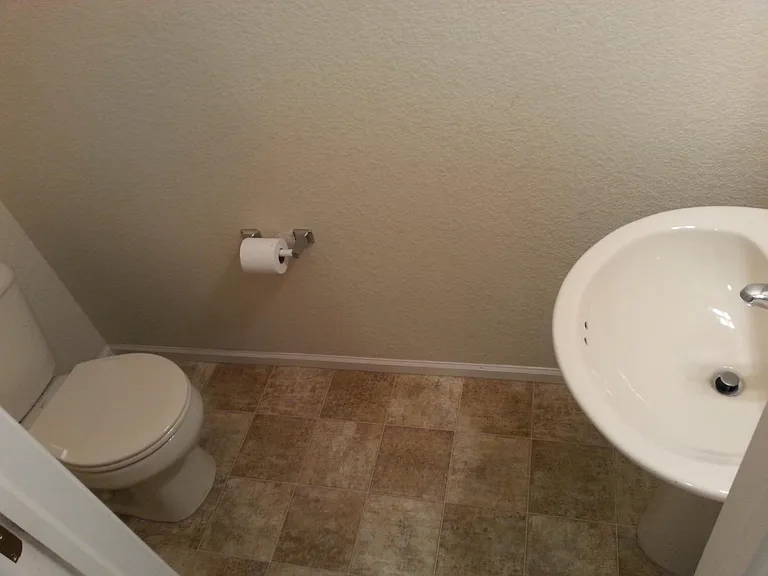 powder room downstairs