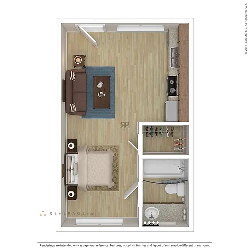 Floor plan Studio