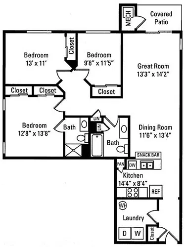 Floor plan 3A1
