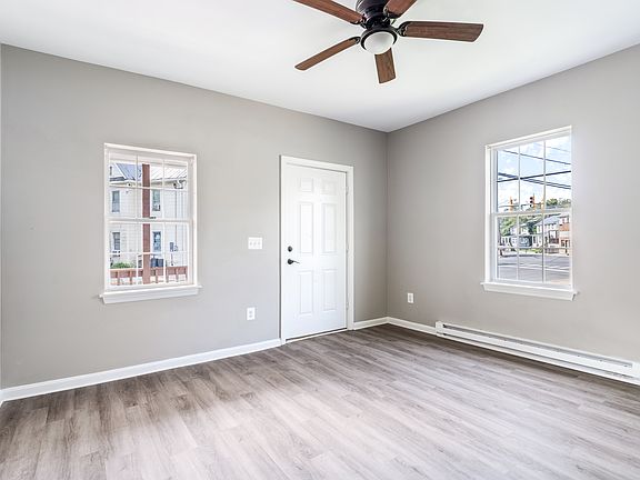 Living Room with door to the front of the house