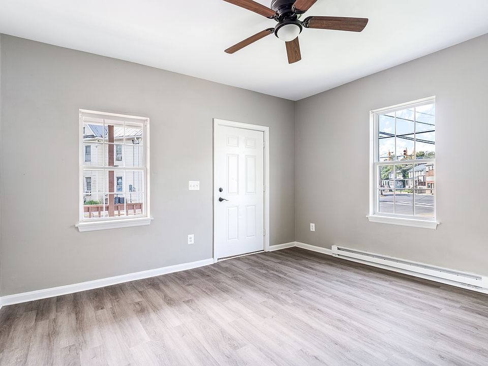 Living Room with door to the front of the house