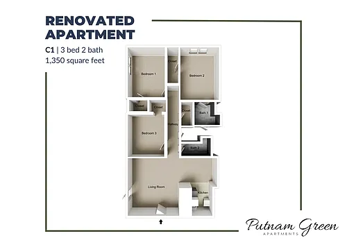 Floor plan C1 Renovated Plus