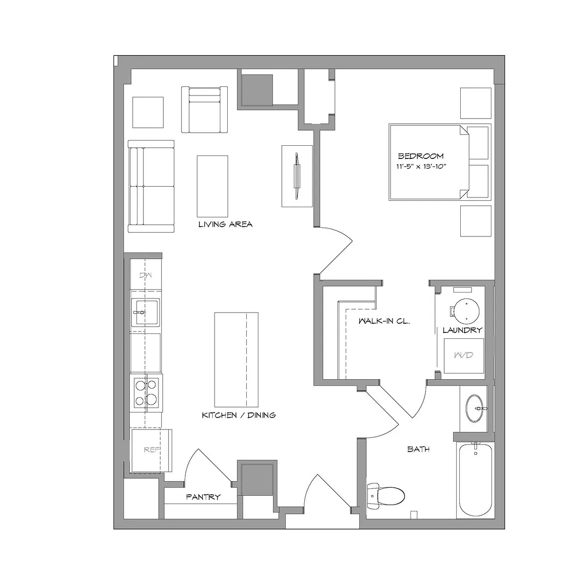 Floor plan 1BR6
