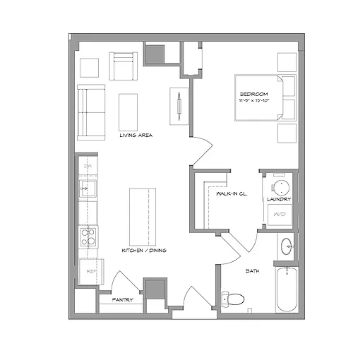 Floor plan 1BR6