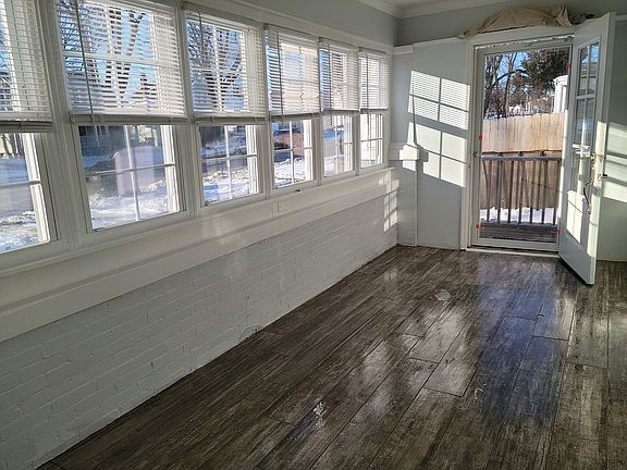 Enclosed heated front porch