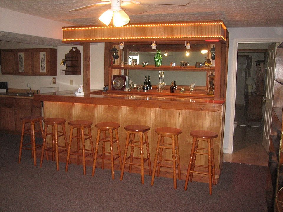 Beautiful bar in basement