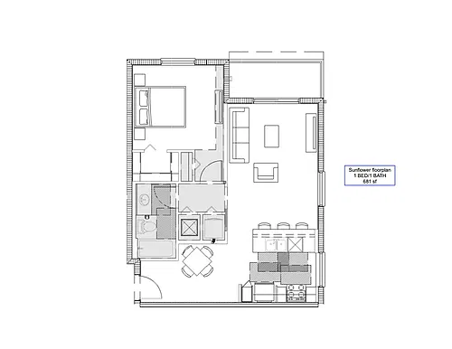 Floor plan Sunflower
