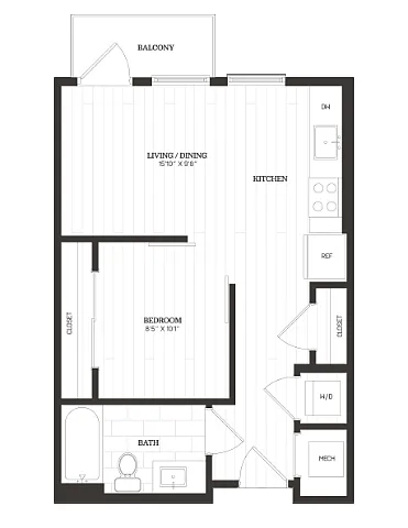 Floor plan Studio-S2