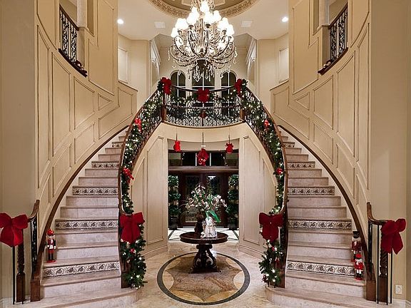 Dramatic Dual Staircase