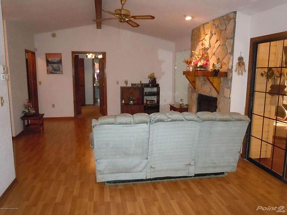 Living Room with Vaulted Ceilings