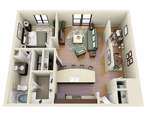 Floor plan Chambord (A1G)