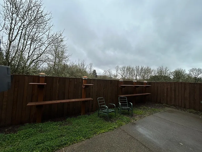 BACKYARD WITH PRIVACY FENCE